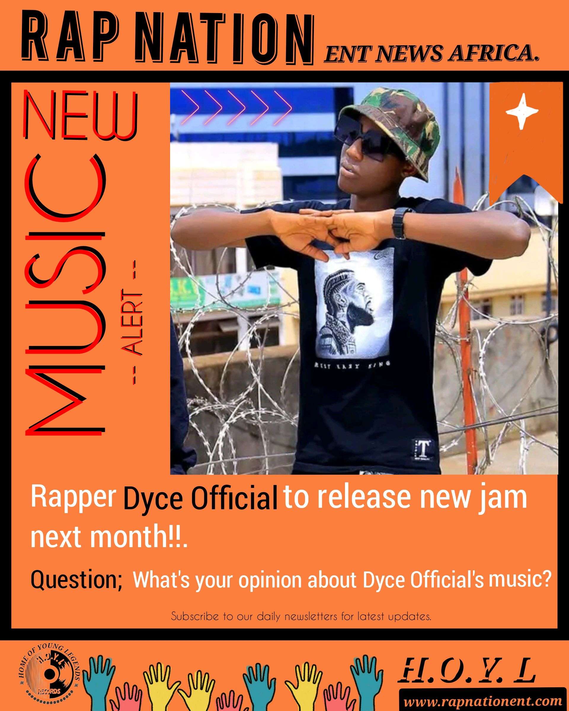 Rapper Dyce Official to release second studio album.