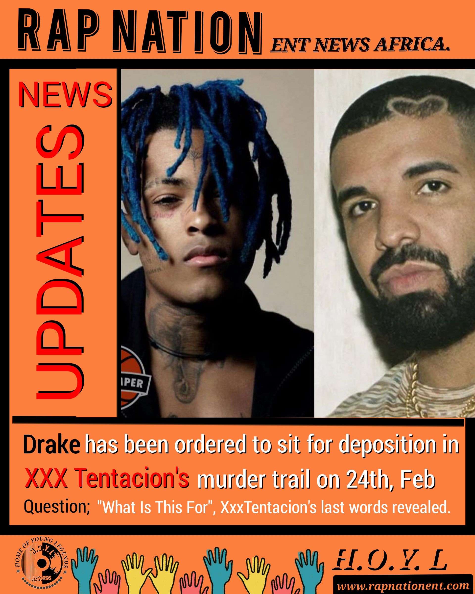 Drake was involved in Xxx Tentacion's death.