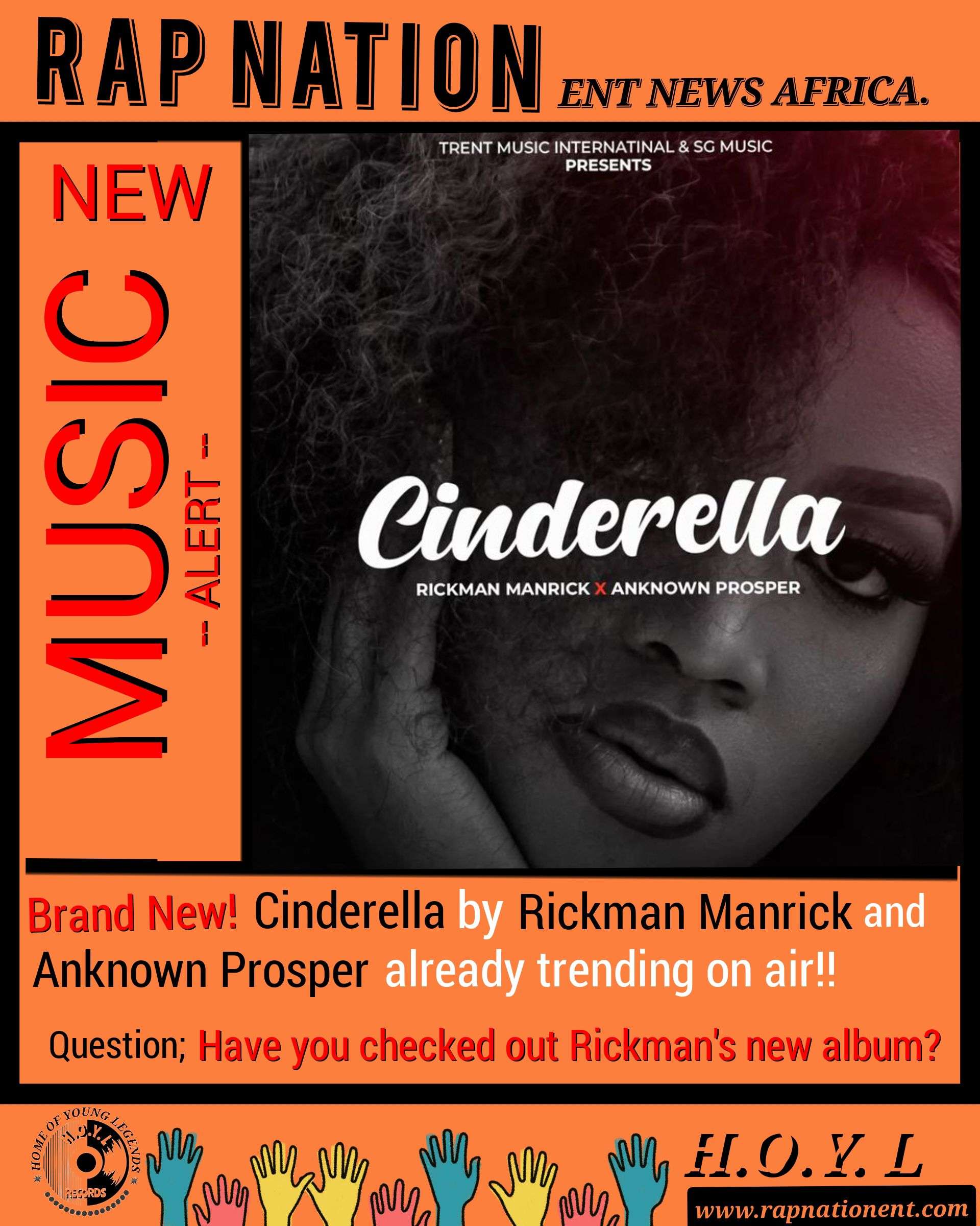 Rickman Manrick releases brand new jam "Cinderella" ft Anknown Prosper